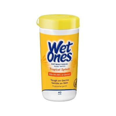 Wet Ones Hand Wipes, Antibacterial, Tropical Splash