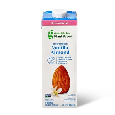 Unsweetened Vanilla Almond Milk - Good &#38; Gather&#8482;
