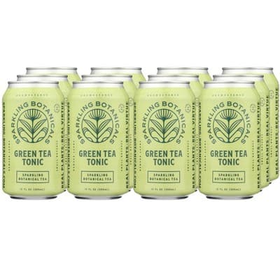 Sparkling Botanicals By Rishi Unsweetened Green Tea Tonic