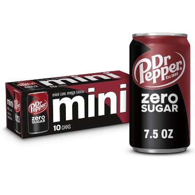 Dr Pepper Zero Soda - Oz Mini