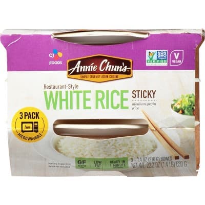 Annie Chun&#39;S Gluten Free And Vegan Rice Express Sticky White