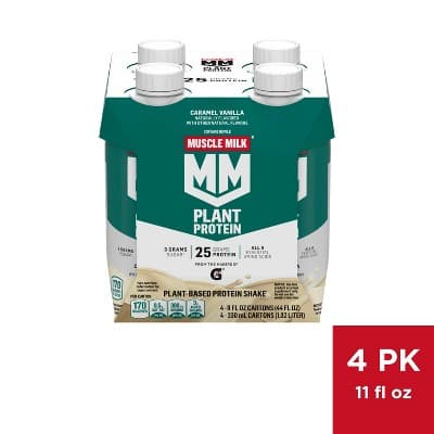 Muscle Milk Plant Protein Vanilla Caramel Ready To Drink