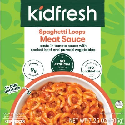 Kidfresh  Spaghetti Loops Meat Sauce