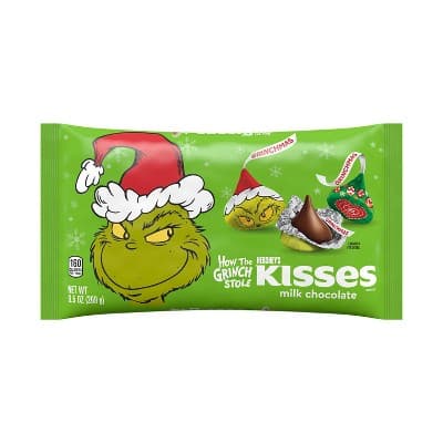 Hershey&#39;S Kisses Grinch Milk Chocolate Holiday Candy