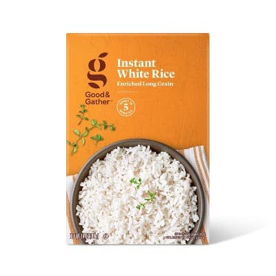 Instant Enriched Long Grain White Rice - Good & Gather