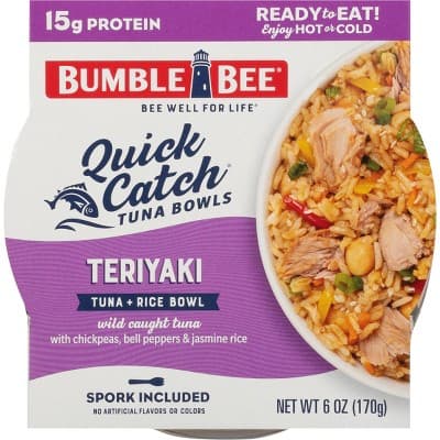 Bumble Bee Quick Catch Teriyaki Rice Tuna Bowl