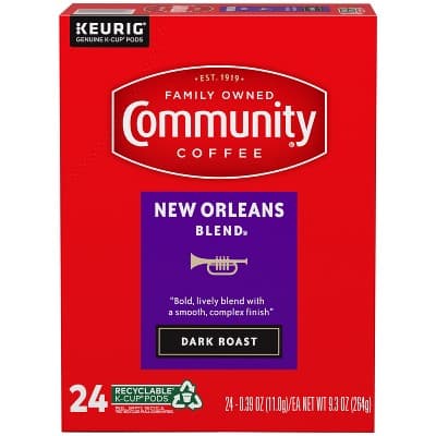 Community Coffee New Orleans Blend Dark Roast Coffee - Single Serve