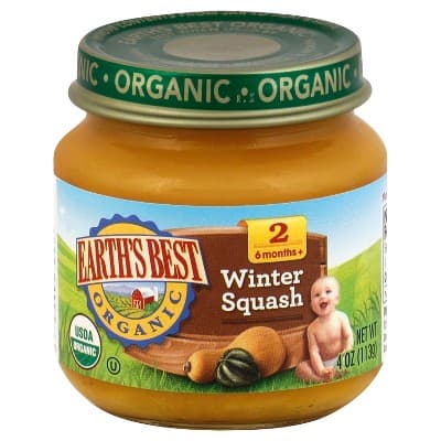Earth'S Best Organic Baby Food Winter Squash