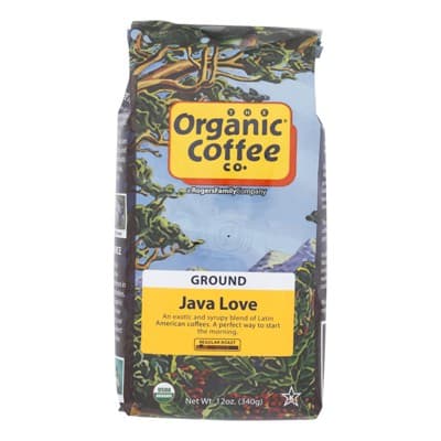 Organic Coffee Company Java Love Ground Coffee -  6/ Bags