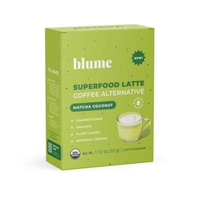 Blume Superfood Latte Matcha Coconut Single Serve