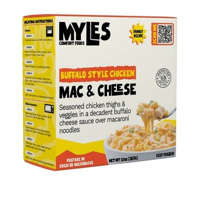 Myles Comfort Foods  Loaded Buffalo Chicken Mac &#38; Cheese