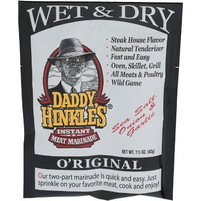 Daddy Hinkle Single Serve Marinade Original - Pack Of 
