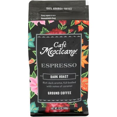 Cafe Mexicano Ground Coffee Espresso