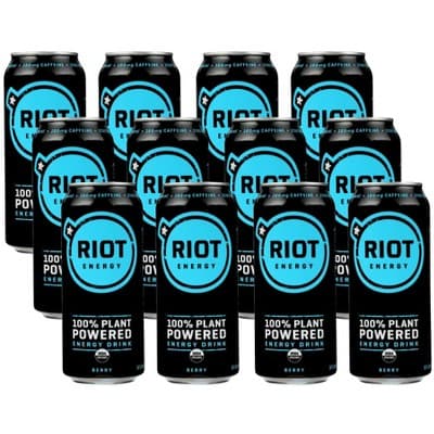 Riot Energy Organic Berry Plant-Powered Energy Drink
