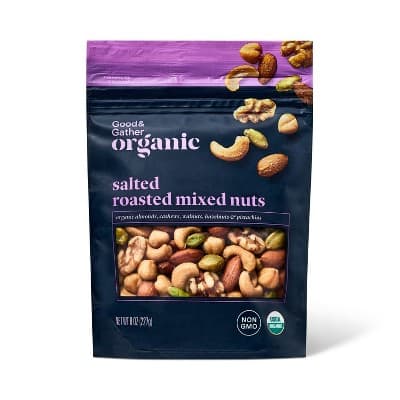 Organic Salted Roasted Mixed Nuts - Good &#38; Gather&#8482;