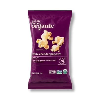 Organic White Cheddar Popcorn - Good &#38; Gather&#8482;