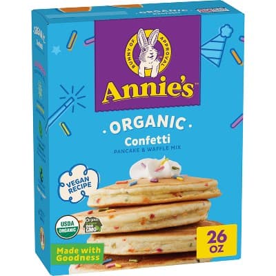 Annie&#39;S Homegrown Birthday Confetti Pancake &#38; Waffle Mix