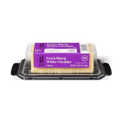 Extra Sharp White Cheddar Cracker Cut Cheese  Good &#38; Gather&#8482;
