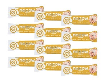 No Cow Sticky Cinnamon Roll Dipped Protein Bar - 12 Bars