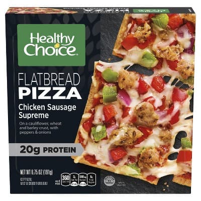 Healthy Choice  Flatbread Pizza Chicken Sausage Supreme