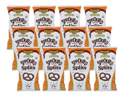 Unique Snacks Sprouted Original "Splits" Pretzel