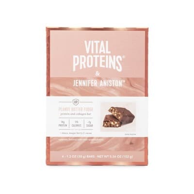 Vital Proteins X Jennifer Aniston Collagen+Protein Bars - Peanut Butter Fudge