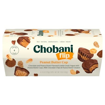Chobani Yogurt, Greek, Peanut Butter Cups, Value