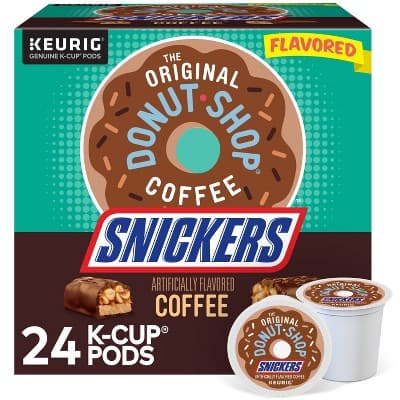 The Original Donut Shop Snickers Medium Roast Coffee Keurig - K-Cup Coffee
