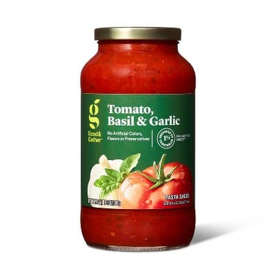 Is it Artificial Food Coloring Free? Tomato, Basil & Garlic Pasta Sauce - Good & Gather™