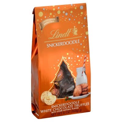 Lindt Lindor Holiday Snickerdoodle White Chocolate Truffles