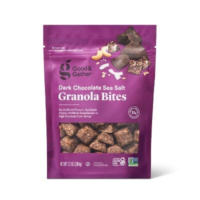 Dark Chocolate Sea Salt Granola Bites - Good &#38; Gather&#8482;