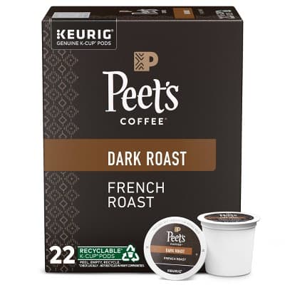 Peet'S French Dark Roast Coffee - Keurig K-Cup
