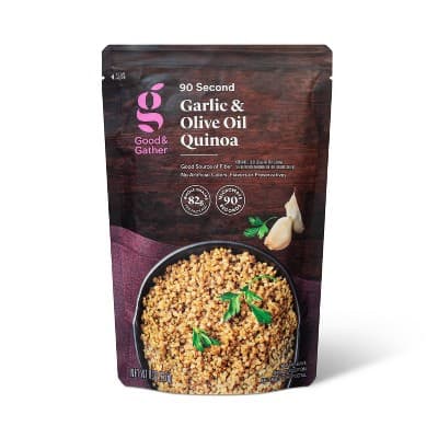 Garlic &#38; Olive Oil Quinoa Microwavable Pouch - Good &#38; Gather&#8482;