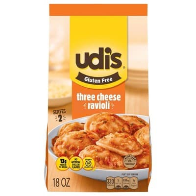 Udi's Gluten Free Three Cheese Ravioli