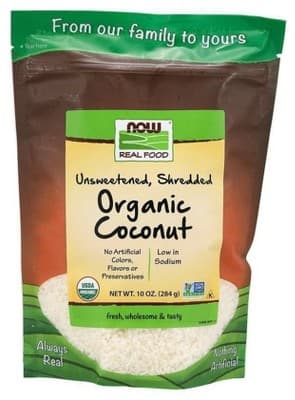 Now Foods Organic Coconut Unsweetened Shredded