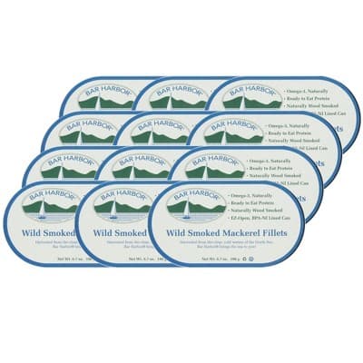 Bar Harbor Wild Smoked Mackerel Fillets