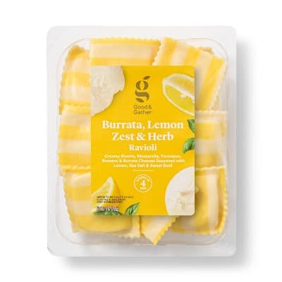 Burrata Lemon Zest Herb Ravioli - Good & Gather&#8482;