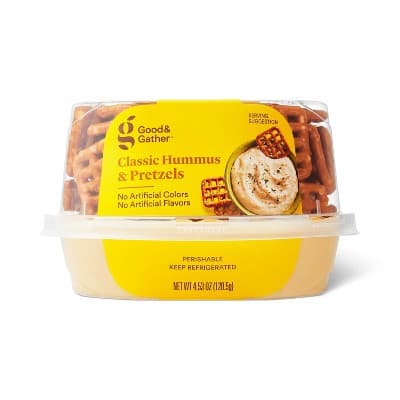 Classic Hummus &#38; Pretzels Cup - Good &#38; Gather&#8482;