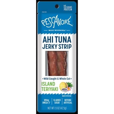 Ahi Tuna Jerky Strip Island Teriyaki