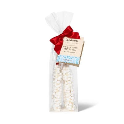 Holiday White Chocolaty Coated Stirrers With Marshmallows - Favorite Day&#8482;