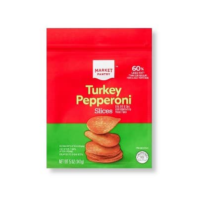 Turkey Pepperoni Slices - Market Pantry&#8482;