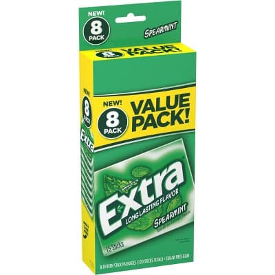 Extra Spearmint Sugar-Free Gum Value