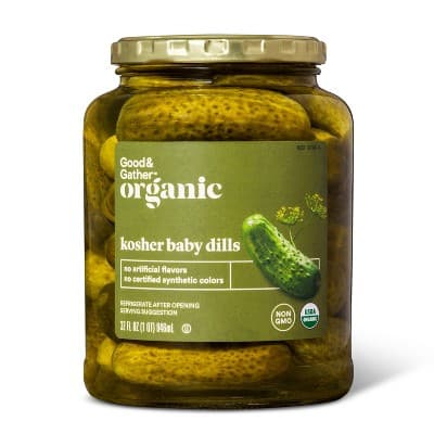 Organic Kosher Baby Dill Pickles -  Good &#38; Gather&#8482;