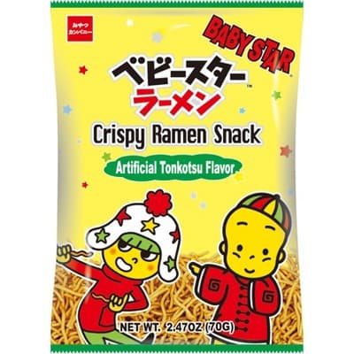 Shirakiku Baby Star Ramen Chips Tonkostu Pork
