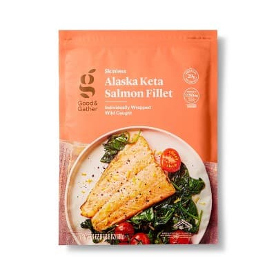Alaska Keta Salmon Skinless Fillets -  - Good &#38; Gather&#8482;