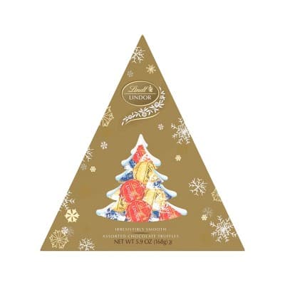 Lindt Holiday Tree Assorted Chocolate Truffles