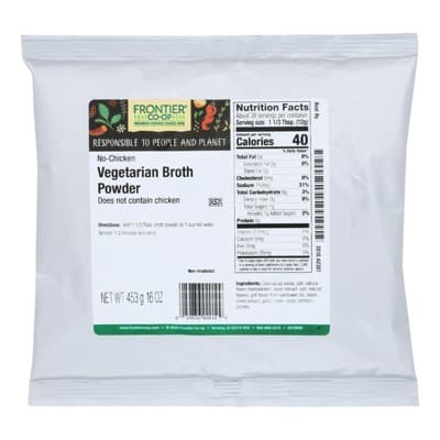 Frontier Co-Op Broth Powder Chicken Flavored