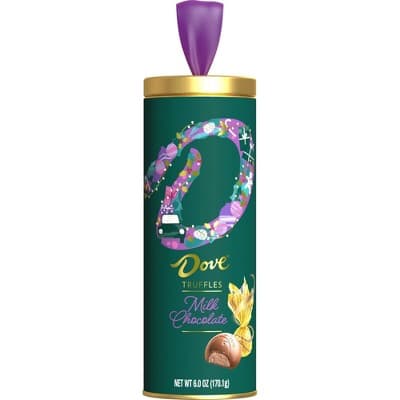 Dove Holiday Milk Chocolate Truffle Tube