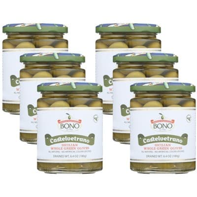 Bono Sicilian Whole Green Castelvetrano Olives