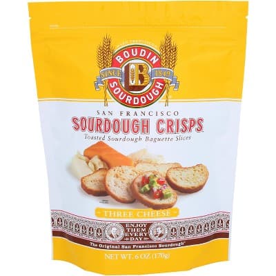 Boudin Sourdough Crisps Three Cheese